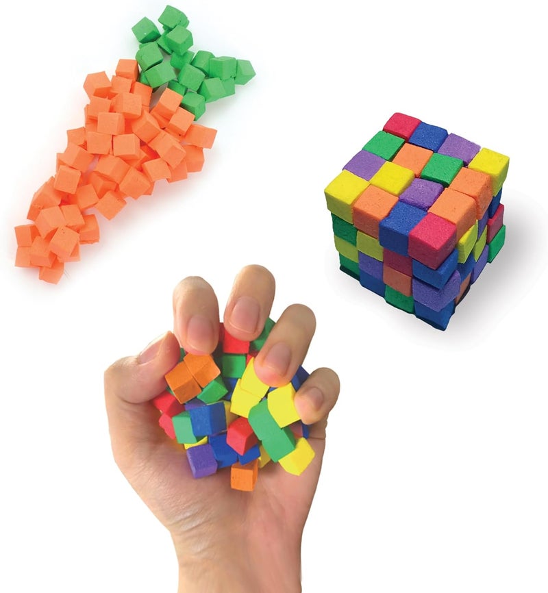 Play Visions FidlBitz® - Revolutionary Cubes That Stick Together, But Not Sticky! (Bag of Bitz (Assorted Colors)) - Image 3